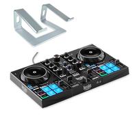 Hercules Inpulse 200 MK3 Contrôleur DJ avec trépied pour ordinateur portable Argenté