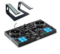 Hercules Inpulse 200 MK3 Contrôleur DJ avec trépied pour ordinateur portable Noir
