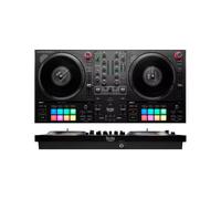 Hercules INPULSE T7 Noir : Contrôleur DJ 2 platines 7", Mixage, Crossfader, USB, Égaliseur, Sorties XLR, MIDI 24bit, Connect. casque 3.5/6.35mm, 652x350x90mm