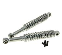 Hercules Lot de 2 amortisseurs chromés 310 mm Sachs Mofa Prima Optima P3 HR MF MP Kreidler