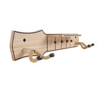 HERCULES Lot de 2 supports muraux réglables pour guitare électrique et acoustique - En noyer noir