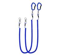 HERCULES M4 Lot de 2 cordons de pêche résistants Bleu 45 cm