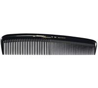 Hercules Sägemann 664-326 Peigne professionnel en caoutchouc naturel pour femme avec 2 dents grossières + fin 8" - Peigne à cheveux pour femme