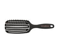 HERCULES SÄGEMANN - 9155 Flexy Shape Brosse à cheveux | Brosse à cheveux naturelle flexible et douce | Poils de sanglier avec broches en nylon | Brosse démêlante pour cheveux longs | Ovale - Taille moyenne