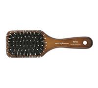 Hercules Sägemann Brosse plate modèle 9046 – bois foncé, 8 rangs, petite