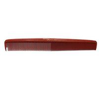 Hercules Sägemann carbon 2 Peigne à cheveux universel professionnel Rouge Red (antistatique), Peigne en carbone avec 2 dents fines + grossières - 8,5 pouces (HS C2 r)
