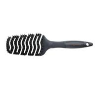HERCULES SÄGEMANN - Flexy Shape Brush (large) | Brosse à cheveux pour démêler en douceur | Brosse à cheveux avec poignée ergonomique, avec poils naturels et broches en nylon pour des cheveux sains |