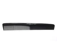 Hercules Sägemann HS C5 Carbon 5 Peigne de coupe professionnel en carbone antistatique avec 2 dents fines et grossières 17,8 cm (5A) Anthracite
