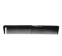 Hercules Sägemann HS C9 carbon 9 Peigne à cheveux professionnel Anthracite (antistatique) Peigne en carbone avec deux larges dents, dents de département, robuste, 7,5 pouces (9 A)