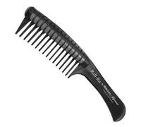 Hercules Sägemann NYH Roll-Ka Peigne à cheveux anti-épissure Longueur 23 cm Noir/gris