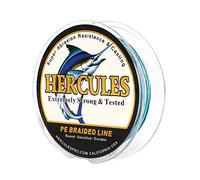 HERCULES Super Cast 10-300lbs Ligne de pêche tressée 100-2000m 109-2187yds Test pour Les Lignes de Poisson Tresse PE d'eau salée Superline 8 brins