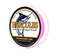 HERCULES Super Cast 10-300lbs Ligne de pêche tressée 100-2000m 109-2187yds Test pour Les Lignes de Poisson Tresse PE d'eau salée Superline 8 brins