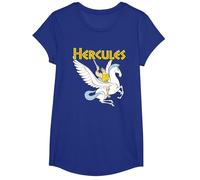 Hercules With Pegasus T-Shirt, Fille, Bleu Royal, L