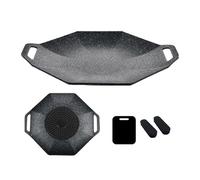 Herd Griddle - Cuisinière électrique avec revêtement en pierre médicale, à suspendre et résistante à la chaleur - Pour la maison, l'extérieur, portable - Poêle de nettoyage portable avec passages