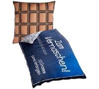 Herding 445954284 Chocolat Lait Entier-Parure de lit Dream Team» de lit 80 x 80 et 135 x 200 cm + Drap-Housse 90/190/200 x 100 cm