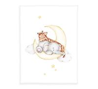 Herding Baby Best Couverture Polaire en Microfibre, Sleeping On The Moon, 75 x 100 cm, 100% Polyester