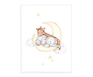 Herding Baby Best Couverture Polaire en Microfibre, Sleeping On The Moon, 75 x 100 cm, 100% Polyester