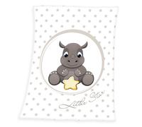 Herding Baby Plaid Doux Molleton Caleçonnez Déco Lapin Câlin 75 x 100 cm