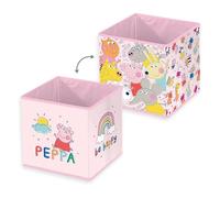 Herding babybest Boîte de Rangement Peppa Pig, env. 30 x 30 x 30 cm, à poser sur une étagère ou à même le sol, 100% polypropylène, intérieur 100% papier