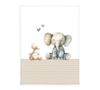 Herding babybest Couverture Microfibre, Cuddle Crew, 75 x 100 cm, 100% Polyester, Multicolore