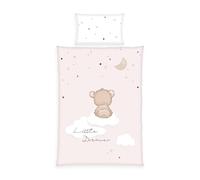 Herding babybest Ensemble de literie pour Enfants en Bas âge, Little Dreamer, Hiver, taie d'oreiller 40 x 60 cm, Housse de Couette 100 x 135 cm, avec Patte de Boutonnage et Rabat, 100% Coton/Flanelle