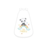 Herding babybest Gigoteuse, motif Panda Arc-en-ciel, 90 cm, fermeture éclair sur le côté et boutons-pression