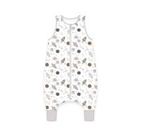 Herding babybest Grenouillère de Nuit Univers, 90 cm, Avec fermeture éclair, Combinaison avec pieds, Housse 100% coton, rembourrage 100% polyester
