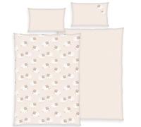 Herding babybest Linge de lit en Flanelle Mouton, 1 Taie d’Oreiller 40x60 cm, 1Housse de Couverture 100x135 cm 100% Flanelle/Coton