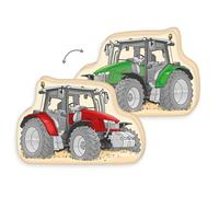 Herding Coussin contour Tracteur, env. 36 x 24 x 5 cm, polyester, Coussin moulé, Twin