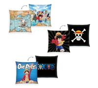 Herding Coussin One Piece 40 x 40 cm, Lot de 3, Moelleux et décoratif, 100% polyester, Blanc