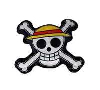 Herding Coussin One Piece avec Logo crâne Multicolore, imprimé, 100% Polyester.