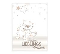 Herding Couverture Bébé Douce Beige 75 x 100 cm Petit Chéri
