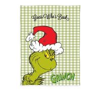 Herding Couverture Grinch Wellsoft, 150 x 200 cm, 100% Polyester, Multicolore