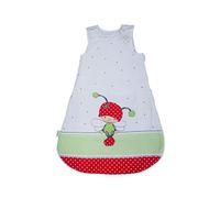 Herding Gigoteuse Baby Best, Coccinelle, 90 cm, Fermeture Éclair Circulaire et Boutons Pressions, Blanc