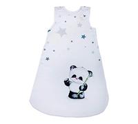 Herding Gigoteuse Baby Best, Panda, 70 cm, Fermeture Éclair Circulaire et Boutons Pressions, Blanc
