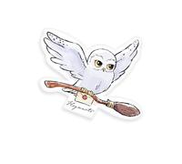 Herding Harry Potter Coussin Officiel Hedwige, Forme Chouette Décorative Premium, 100% Polyester, 42x37,5x5 cm, Blanc