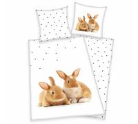 Herding Housse De Couette Avec Lapins 135 X 200 Cm 100% Coton