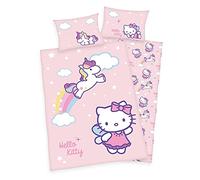 Herding Klaus GmbH Hello Kitty Parure de lit pour bébé Motif Licorne 40 x 60 cm et 100 x 135 cm
