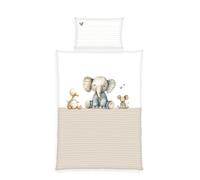 Herding Linge de lit pour Tout-Petits babybest, Cuddle Crew, taie d’Oreiller env. 40x60 cm, Housse de Couette env. 100x135 cm, avec pli d’hôtel et Fermeture éclair, 100% Coton/renforcé