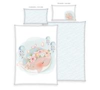 Herding Lit Enfant Housse De Couette Ourse Rose 2 Pièces 100 X 135 Cm Coton