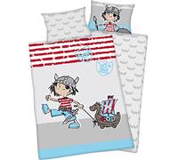 Herding Parure de lit réversible en coton renforcé pour enfant Lara Viking 100 x 135 cm