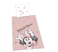 Herding Parure de lit, Rose/Blanc, 140 x 200 cm