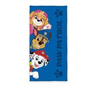 Herding Paw Patrol Serviette de Bain, env. 70 x 140 cm, 100% Coton/Velours, Bleu
