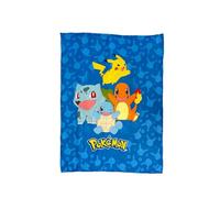 Herding Pokemon Couverture Garçon Couverture Polaire Bisasam Glumanda Schiggy Enfant 130x170cm
