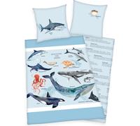 Herding Renforcé Habitants de la mer Parure de lit Housse de couette 135 x 200 cm Taie d'oreiller 80 x 80 cm