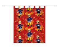 Herding Rideau, Sam le Pompier, polyester, Multicolore/Transparent, 140 x 160 cm