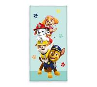 Herding Serviette de Bain en Velours Paw Patrol, 75x150 cm, 100% Coton, Velours