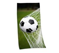 Herding Serviette de Bain Football, 75 x 150 cm, Coton, Multicolore
