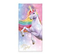 Herding Serviette en Velours Unicorn Academy, 75 x 150 cm, Serviette en 100% Coton, Velours