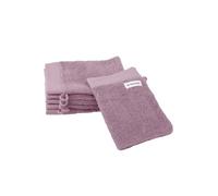 Herding Tom Tailor Gant de Toilette, Lot de 6, 16 x 21 cm, 100% Coton/éponge, avec Attache et étiquette avec Logo, Color Bath Towel Violet (Cozy Mauve)